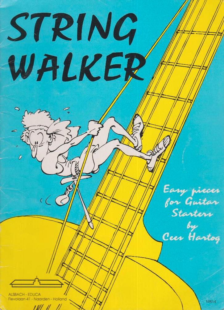 Cees Hartog - STRING WALKER, Muziek en Instrumenten, Bladmuziek, Gebruikt, Artiest of Componist, Populair, Ophalen of Verzenden
