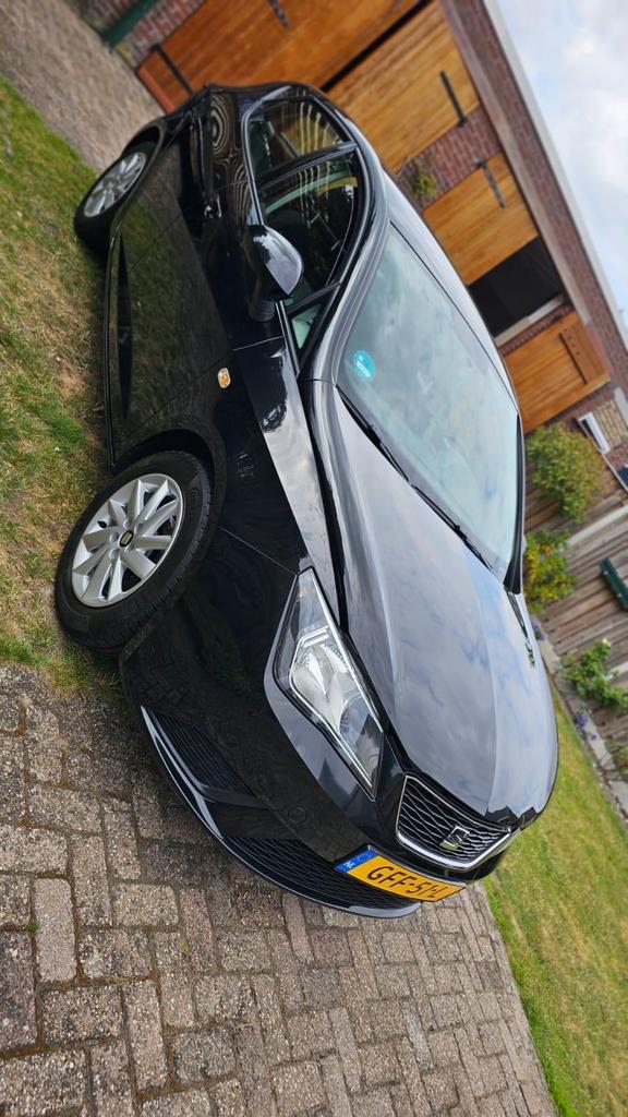 Seat Ibiza 1.4 63KW 5DRS 2014 Zwart, Auto's, Seat, Ibiza, ABS, Airbags, Airconditioning, Alarm, Bluetooth, Boordcomputer, Centrale vergrendeling