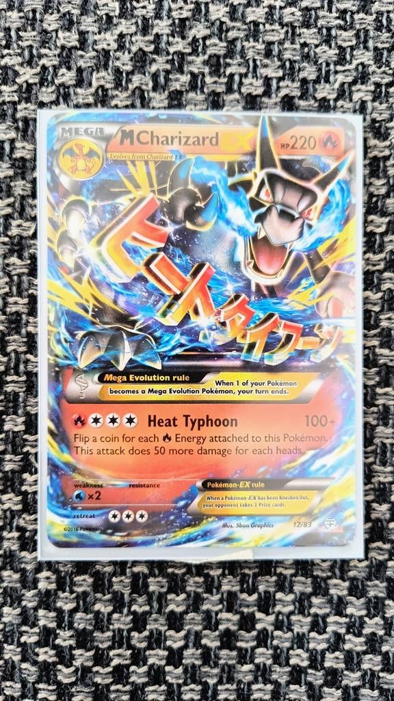 Mega Charizard EX - Generations Pokémon Kaart (NM), Ophalen of Verzenden, Zo goed als nieuw, Losse kaart, Foil