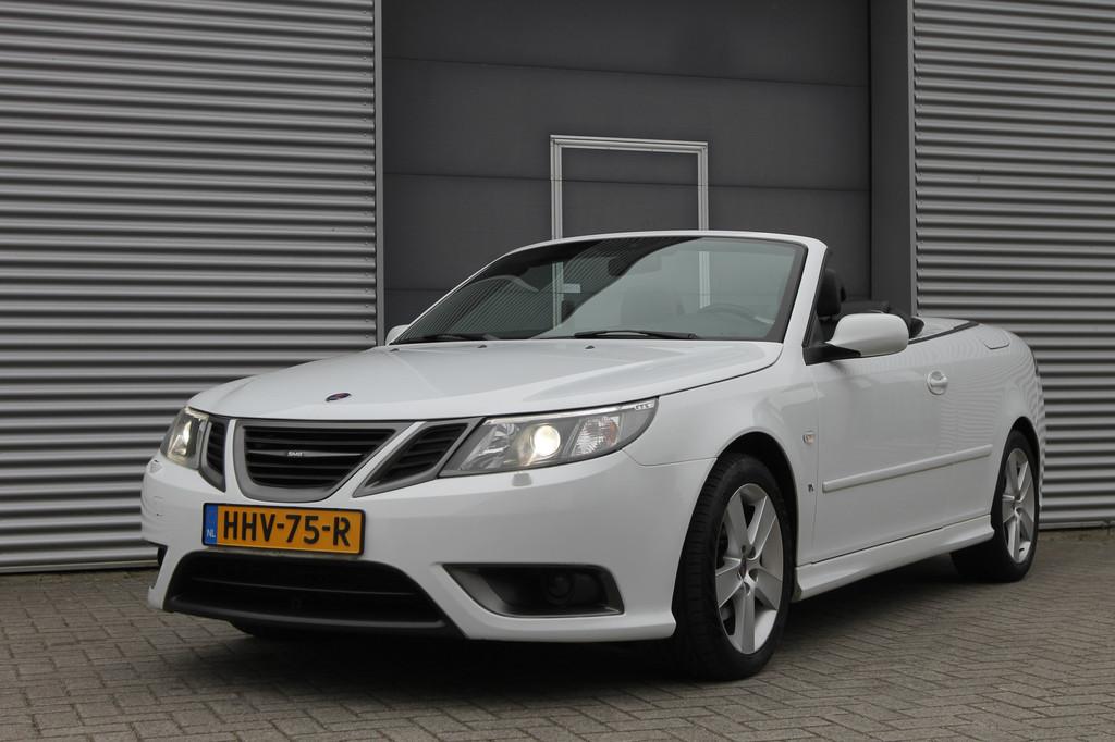 Saab 9-3 Cabrio 1.9 TiD Vector I Aut. I Navi I Leder, Auto's, Saab, Traction-control, Gebruikt, Zwart, 4 cilinders