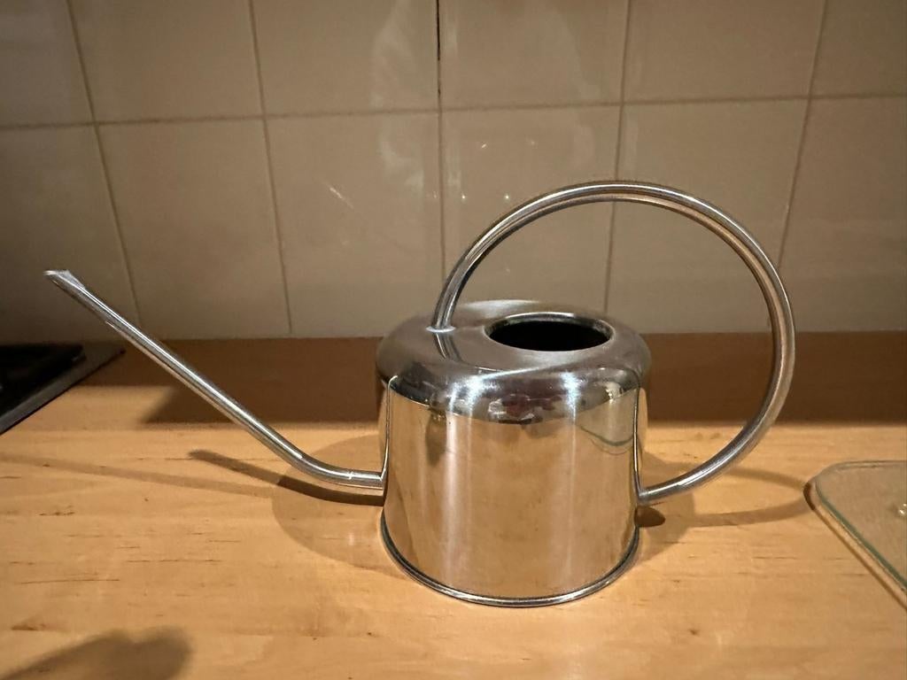 Stijlvolle metalen gieter, Ophalen, Zo goed als nieuw, Metaal