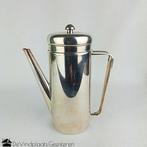 Midcentury design verzilverde koffiepot PM Italy, Ophalen of Verzenden