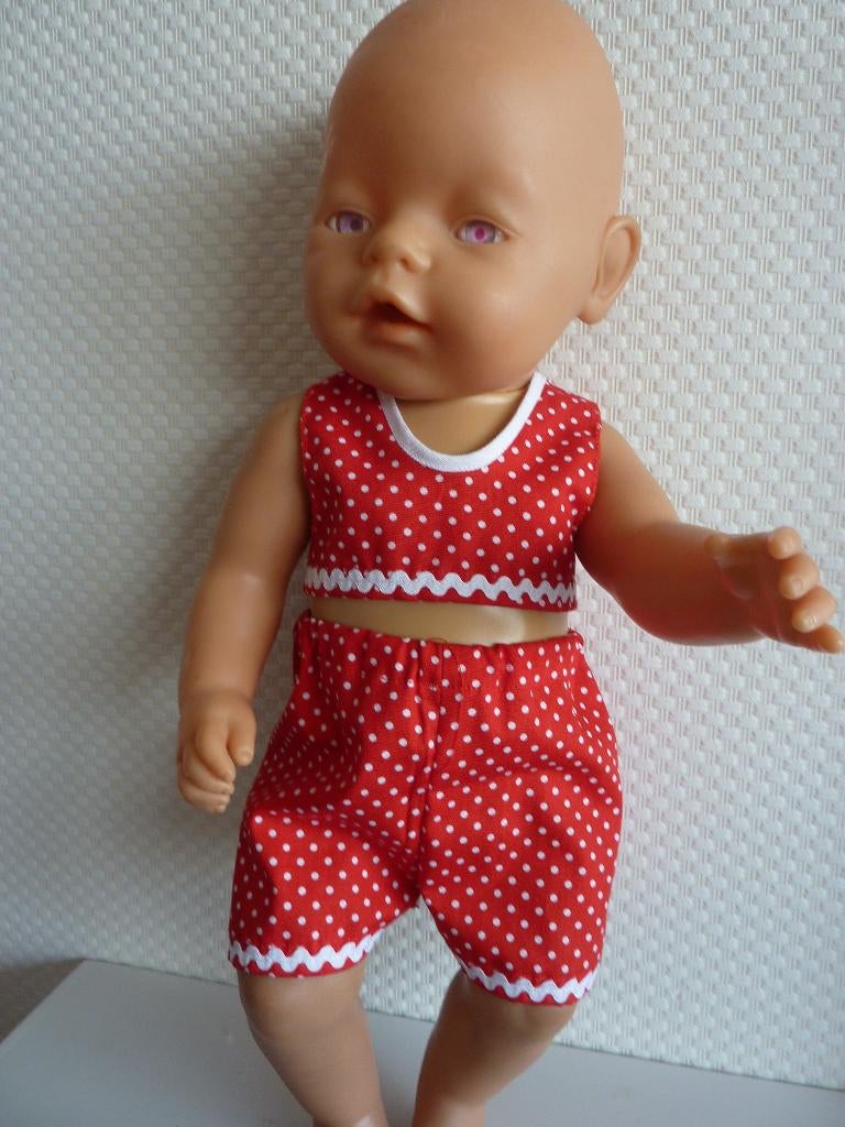 Zomerkleertjes voor de baby born van 43 cm Poppenkleertjes, Kinderen en Baby's, Speelgoed | Poppen, Ophalen of Verzenden, Nieuw