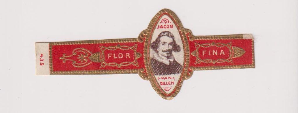 sigarenbanden - JACOB VAN DILLEN, Ophalen of Verzenden, Gebruikt, Sigarenbandjes