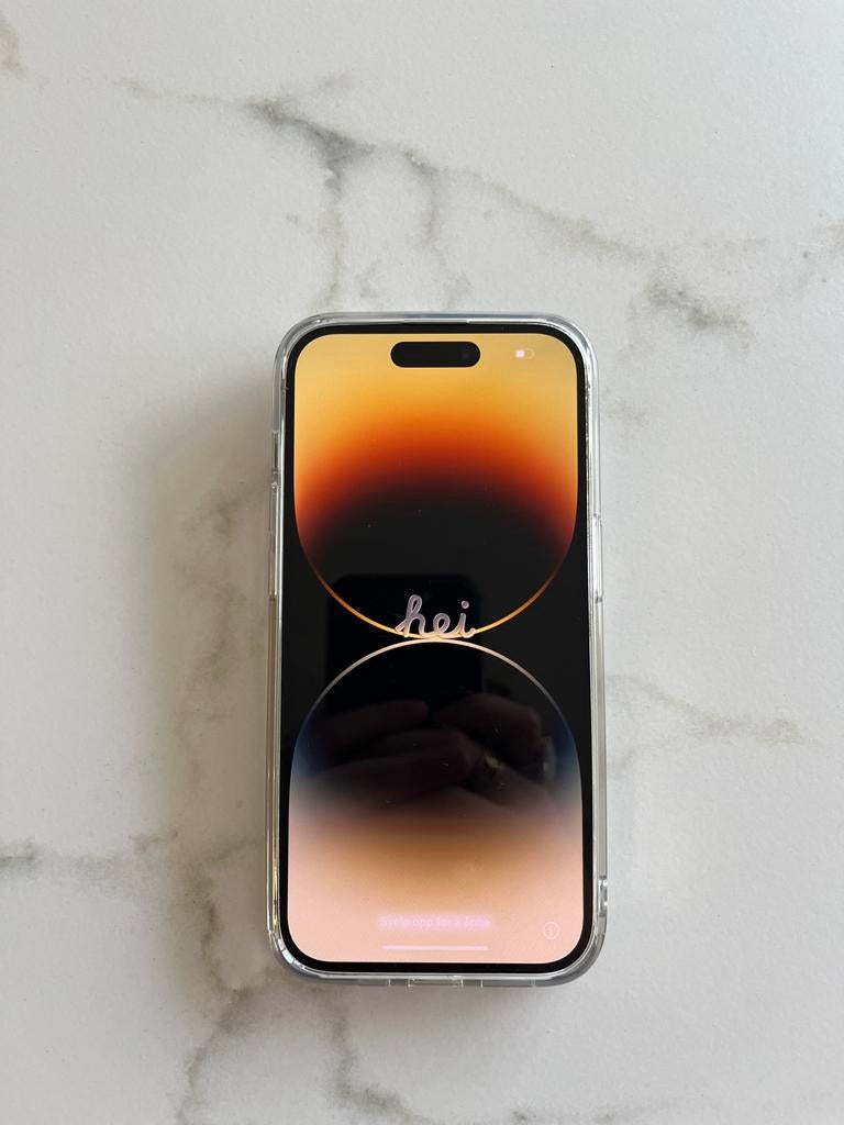 iPhone 14 Pro 128GB Zilver - Zo goed als nieuw, Telecommunicatie, Mobiele telefoons | Apple iPhone, Ophalen, 128 GB, Zo goed als nieuw