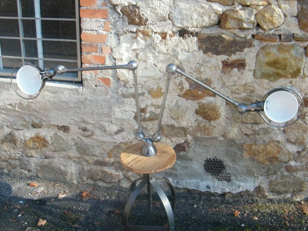 Jielde - 1950's vloerlamp in uitmuntende staat, Verzenden, Zo goed als nieuw, Minder dan 100 cm, Metaal