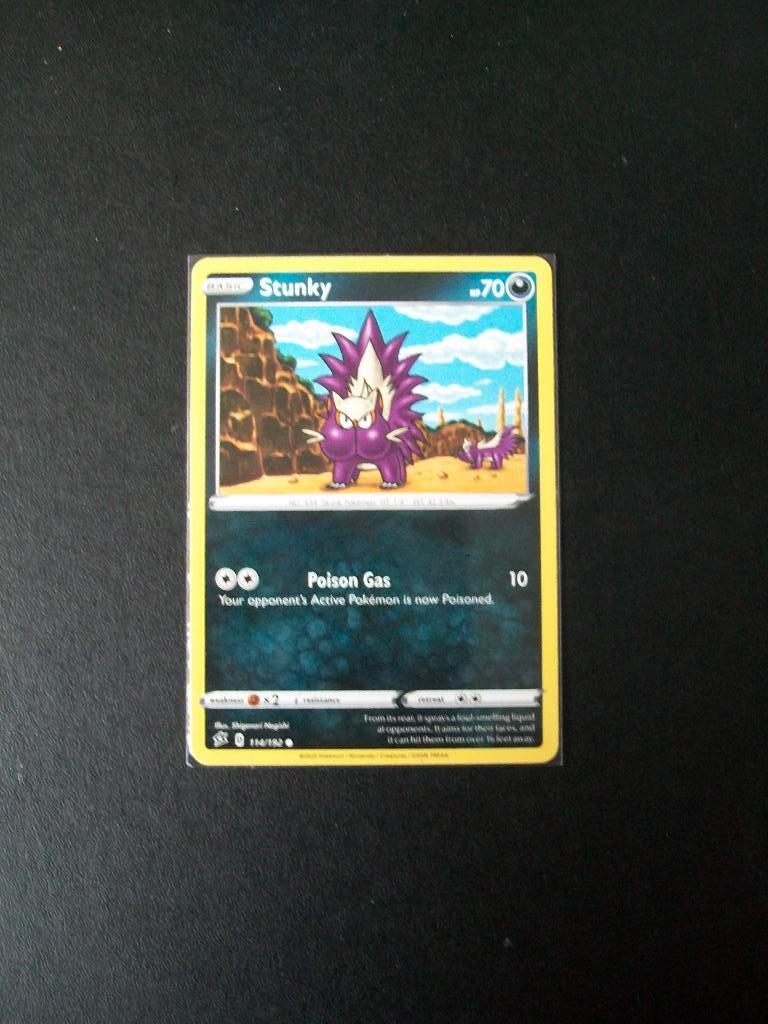 9339. Nieuwe Pokemon Kaart STUNKY hp 70 (114/192), Verzenden, Nieuw, Losse kaart