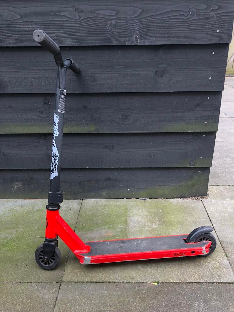 Rode Oxelo step, Fietsen en Brommers, Steps, Ophalen, Gebruikt, Gewone step