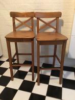 Barkrukken Ikea Rosentorp, Huis en Inrichting, Barkrukken, Ophalen, Gebruikt, 90 cm of meer, Hout