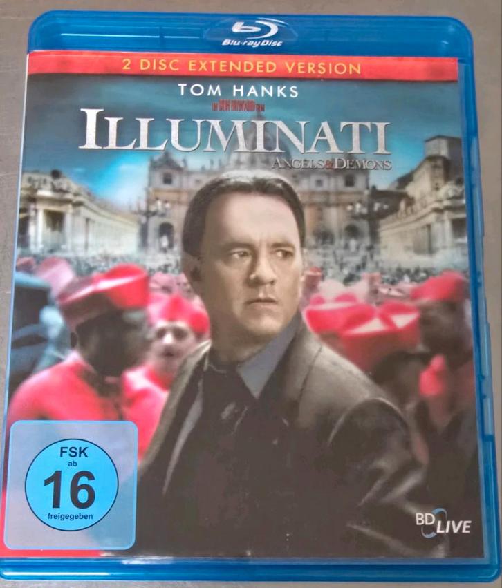 Illuminati angels and Demons 2 Disc extended version blu-ray, Cd's en Dvd's, Blu-ray, Gebruikt, Thrillers en Misdaad, Ophalen of Verzenden