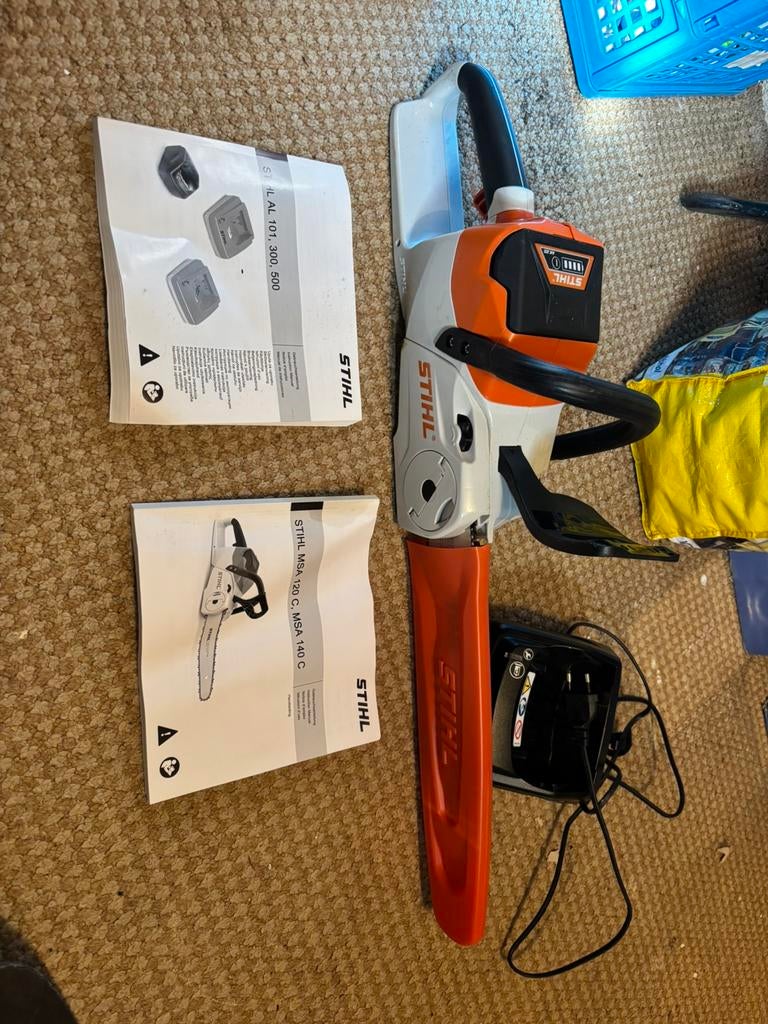 Nieuwe accu kettingzaag stihl, 70 mm of meer, Kettingzaag, Nieuw, Ophalen of Verzenden