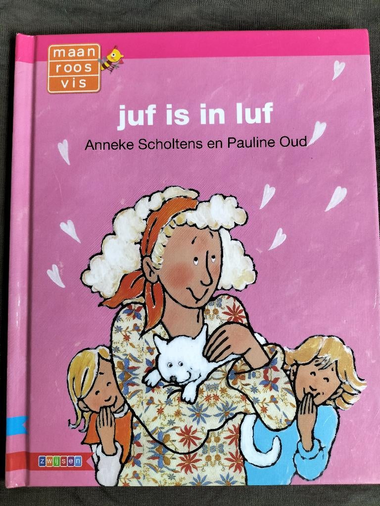 Maan roos vis - juf is in luf ( avi 1 / M3 ), Boeken, Ophalen of Verzenden, Zo goed als nieuw, Anneke Scholtens, Fictie algemeen