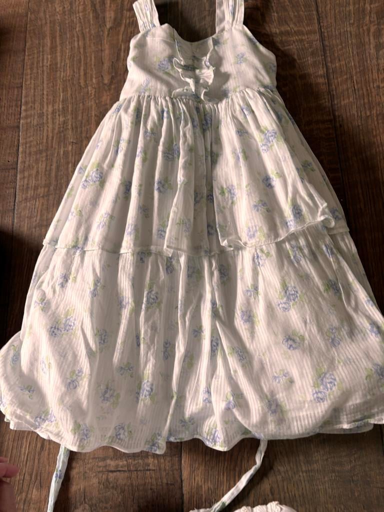 Laura Ashley Vintage Jurkje - Klassiek Bloemenpatroon Maat 6, Verzenden, Gebruikt, Meisje