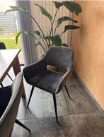 8 eetkamerstoelen, zo goed als niew, 75 m² of meer, Ophalen of Verzenden, Zo goed als nieuw, Grijs