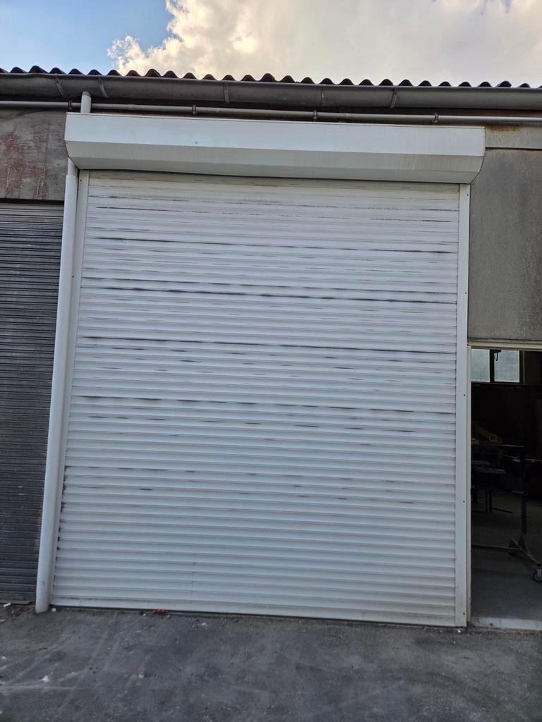 Witte roldeur casette roldeur garage deur, Doe-het-zelf en Verbouw, Deuren en Horren, Ophalen, Gebruikt