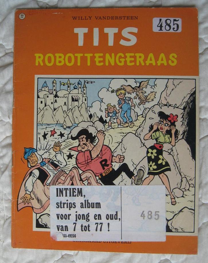 TITS Robottengeraas (deel 22) W. VanderSteen, Boeken, Stripboeken, Gelezen, Eén stripboek, Ophalen of Verzenden