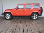 Jeep Wrangler 2.8 CRD Sahara | Grijs kenteken | Cruise Contr, Auto's, Automaat, Stof, Gebruikt, 4 cilinders