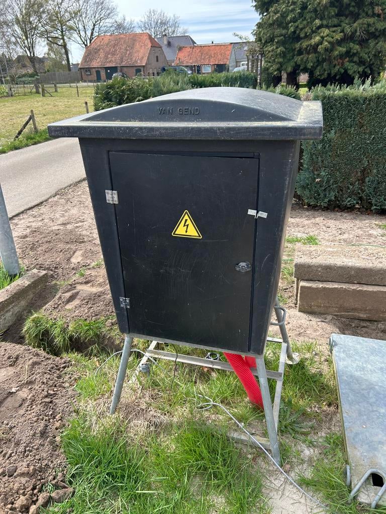 Bouwstroomkast, Doe-het-zelf en Verbouw, Elektra en Kabels, Ophalen, Gebruikt