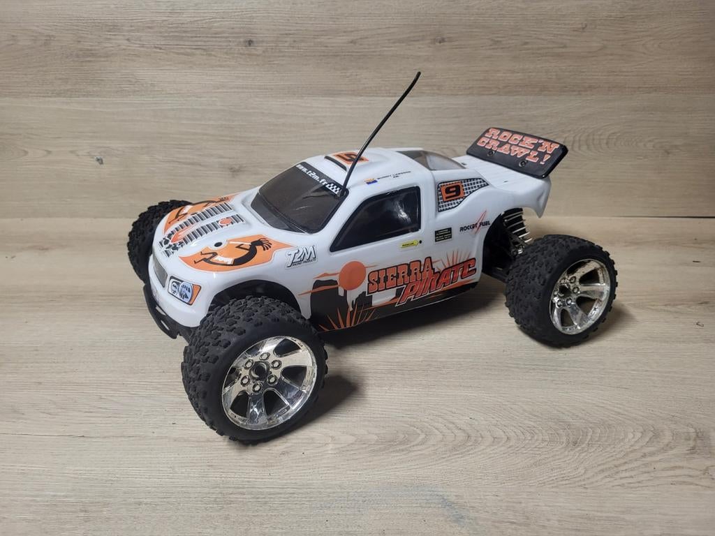 Rc t2m chassis 1/10, Ophalen of Verzenden, Zo goed als nieuw, Overige schalen, Auto onroad