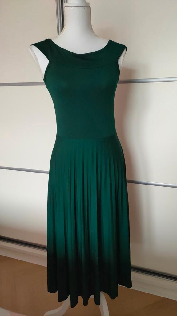 Fancy dress van Anna Field - maat 36, Kleding | Dames, Jurken, Zo goed als nieuw, Maat 36 (S), Groen, Onder de knie, Ophalen of Verzenden