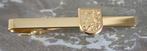 goudkleurige dasspeld met leeuw, Ophalen of Verzenden, Gebruikt, Goud, Zilver