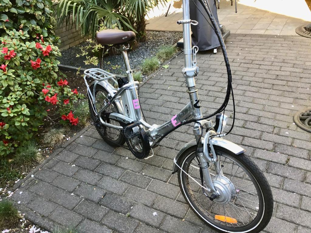 Vouwfiets elektrisch, 20 inch of meer, Gebruikt, Versnellingen, Totaal opvouwbaar