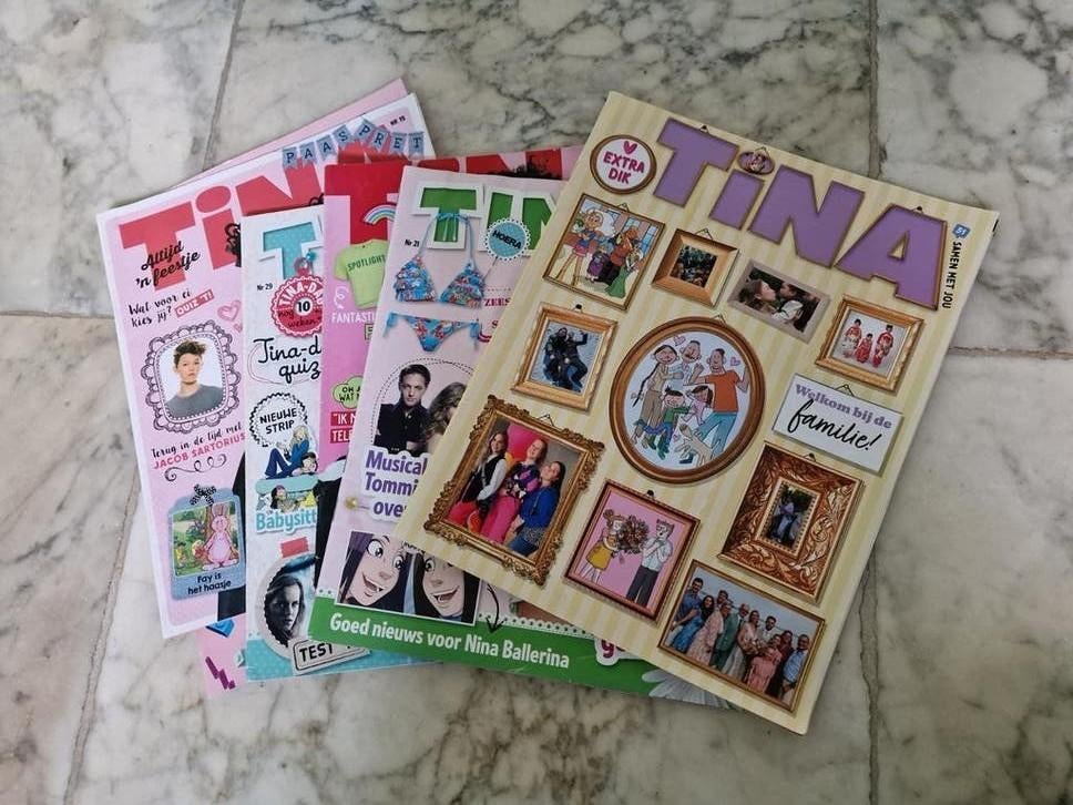 Tina tijdschriften, Ophalen of Verzenden, Gelezen, Damesbladen