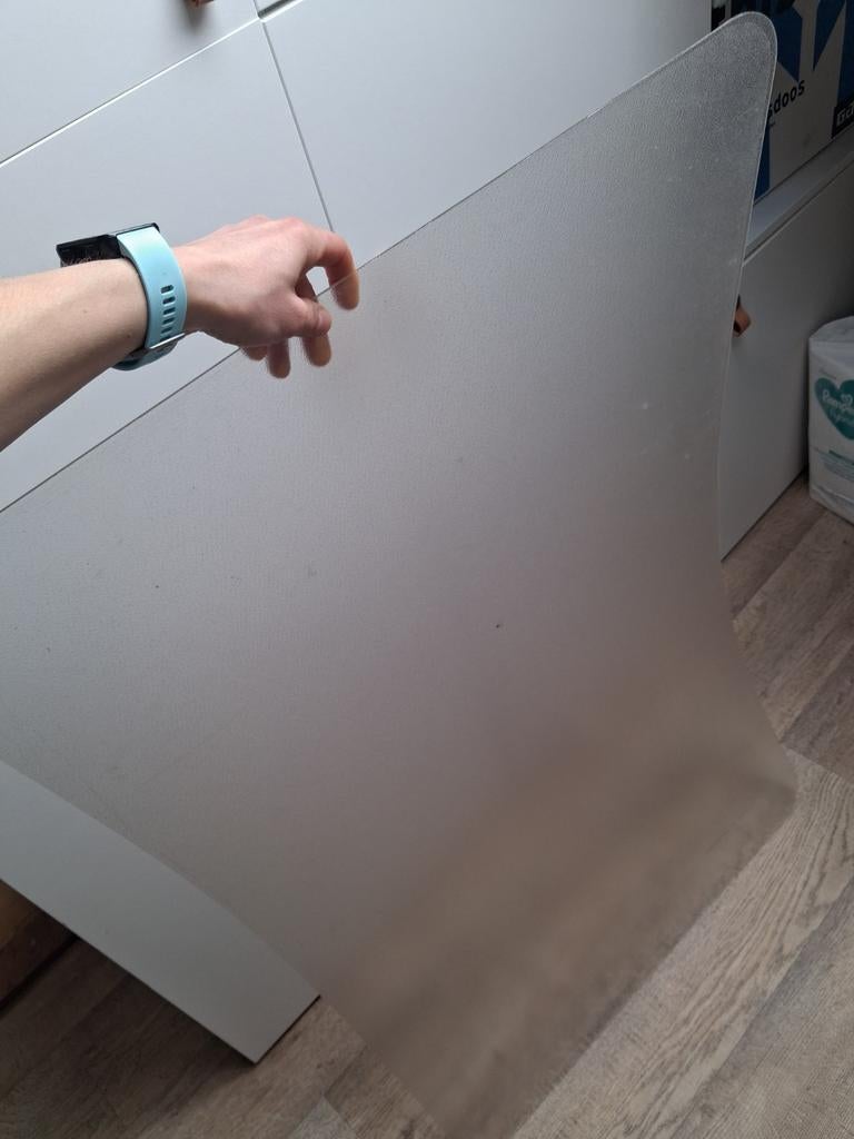 Transparante Vloerbeschermer / Bureaustoelmat, Ophalen, Zo goed als nieuw, Overige kleuren