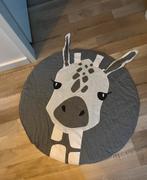 Leuk rond vloerkleedje met giraffe design, Huis en Inrichting, Stoffering | Tapijten en Kleden, Ophalen, Rond, 50 tot 100 cm, Zo goed als nieuw