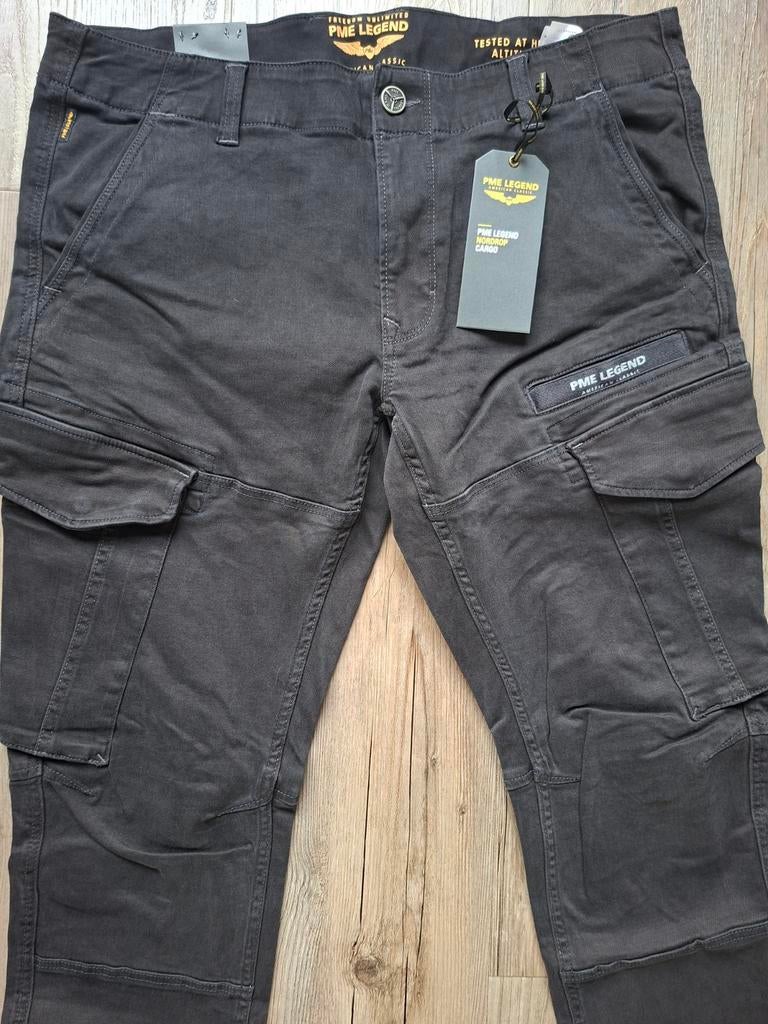PME LEGEND Nordrop cargobroek W36 L32, W36 - W38 (confectie 52/54), Zwart, Nieuw, Ophalen of Verzenden