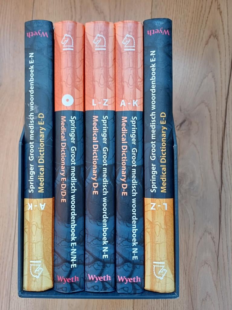 Springer Groot Medisch Woordenboek (5 delen), Wyeth, Ophalen of Verzenden, Zo goed als nieuw, Overige uitgevers