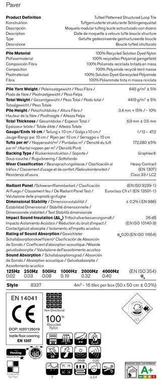 Goedkope Paver green tapijttegels Human Connection, Huis en Inrichting, Stoffering | Vloerbedekking, 75 m² of meer, Nieuw, Ophalen of Verzenden