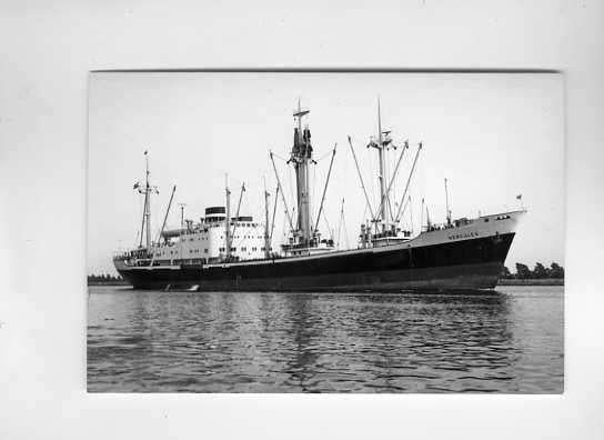 scheepvaart-foto-KNSM-amsterdam-hercules, Verzamelen, Scheepvaart, Ophalen of Verzenden, Zo goed als nieuw, Boek of Tijdschrift