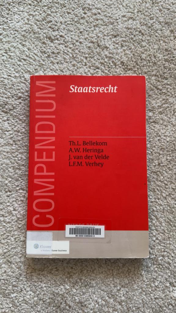 Th.L. Bellekom - Compendium van het staatsrecht, Th.L. Bellekom, Sociale wetenschap, Ophalen of Verzenden, Zo goed als nieuw