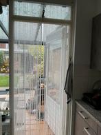 Vlieggordijn, Huis en Inrichting, Stoffering | Gordijnen en Lamellen, Wit, Zo goed als nieuw, 150 tot 200 cm, 50 tot 100 cm