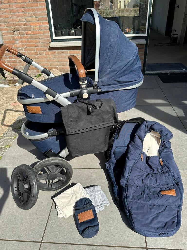 Joolz Geo2 parrot blue baby + peuterzitje, Ophalen of Verzenden, Zo goed als nieuw, Overige merken