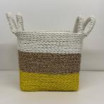 Tricolor mand set van 2, Western Deco, Mand, Vierkant, Nieuw