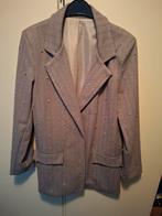 Blazer met Steentjes - Maat M, Maat 38/40 (M), Bruin, Ophalen of Verzenden, Jasje