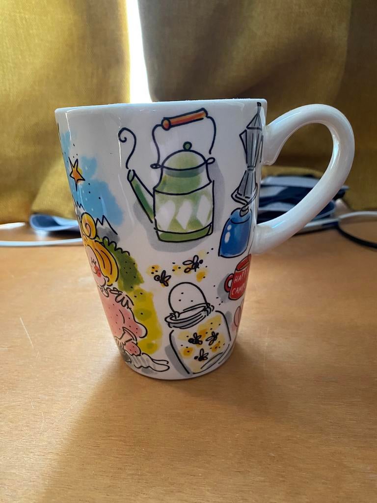 Blond Amsterdam Taste of Summer beker, Huis en Inrichting, Keuken | Servies, Zo goed als nieuw, Kop(pen) en/of Schotel(s), Blond Amsterdam