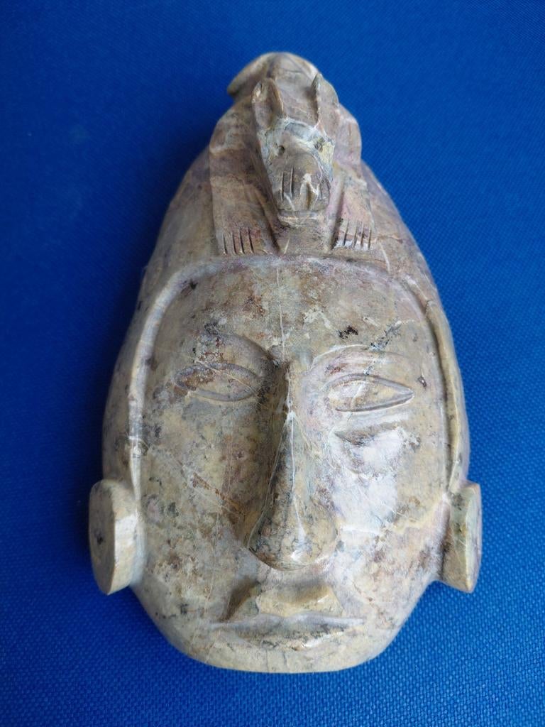 Colombiaans stenen masker, Antiek en Kunst, Kunst | Beelden en Houtsnijwerken, Ophalen of Verzenden