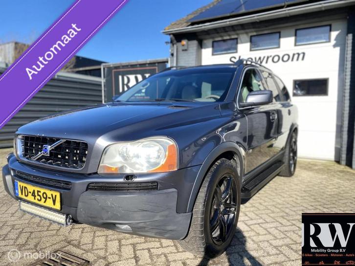 Volvo XC90 D5 AUTOMAAT*A/C*TREKHAAK* R-LINE* GRIJS KENTEKEN*, Auto's, Bestelauto's, Bedrijf, Te koop, 4x4, Airconditioning, Android Auto