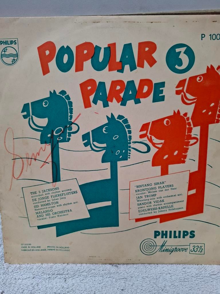 Philips Popular Parade 3 Minigroove LP - Verzamelaar, Verzenden