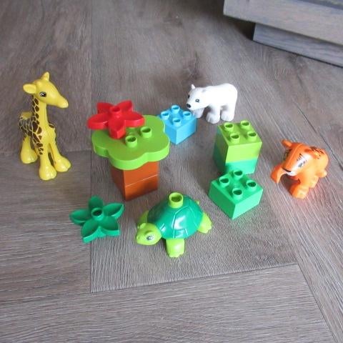 lego duplo 10801 jonge dieren, Kinderen en Baby's, Speelgoed | Duplo en Lego, Gebruikt, Ophalen of Verzenden, Compleet, Duplo
