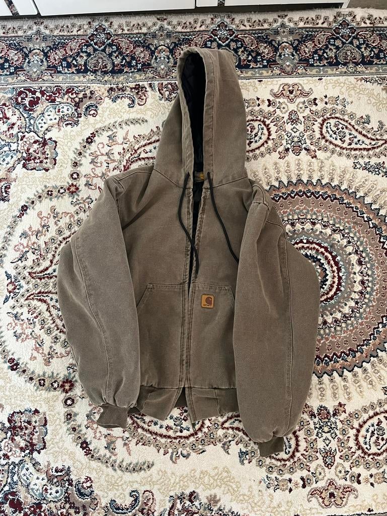 Vintage Carhartt vest - dikke stof, rits defect, Kleding | Heren, Jassen | Winter, Ophalen of Verzenden, Gedragen, Maat 48/50 (M)