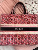 Strand shopper tas - Très Belle bloemenprint my jewellery, Ophalen of Verzenden, Gebruikt, Roze, Shopper