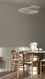 Jysk 4 Eetkamerstoelen, Japandi, Bruin, Ophalen of Verzenden, Zo goed als nieuw