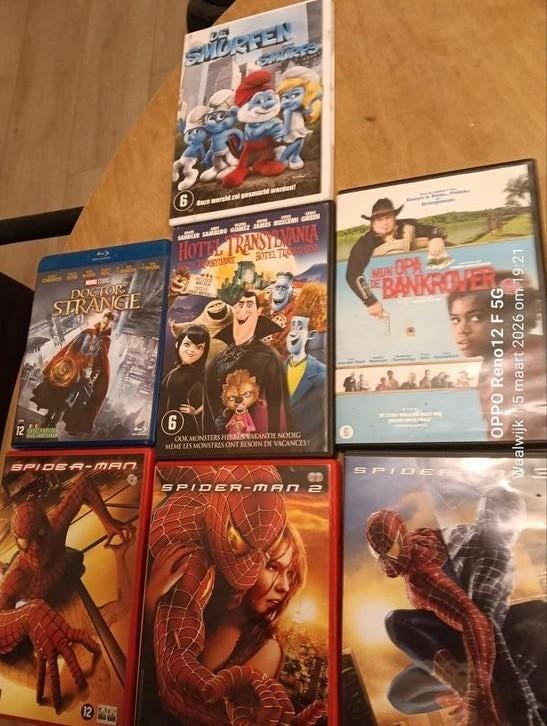 7 dvd s, Ophalen