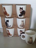 Katten mokken., Ophalen of Verzenden, Aardewerk, Overige stijlen, Kop(pen) en/of Schotel(s)