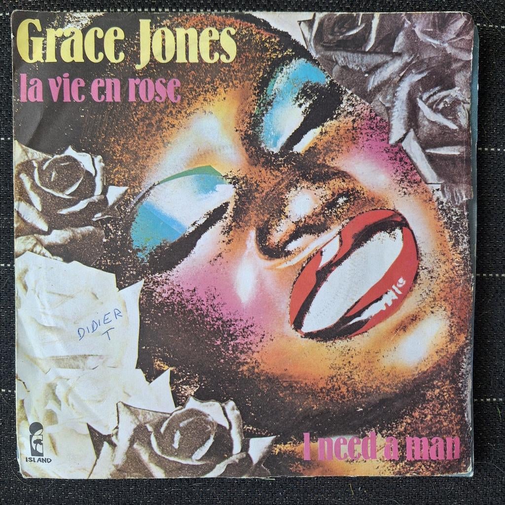 Grace Jones La vie en rose, Gebruikt, 7 inch, Single, Ophalen of Verzenden