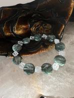 Serafiniet bergkristal fire and ice iriskwarts hoge trilling, Sieraden, Tassen en Uiterlijk, Overige materialen, Met bedels of kralen